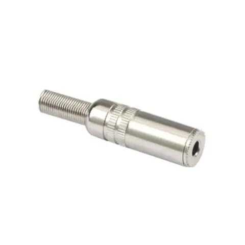 3,5mm Jack (v) connector - metaal - 2-polig / mono – afbeelding 1