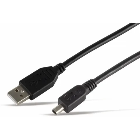 USB-Mini Kabel USB-A-St/USB-B-Mini 4-pin St 2.0 1m – afbeelding 1
