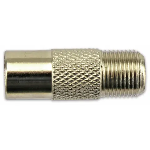 F (v) - Coax IEC (m) adapter – afbeelding 1