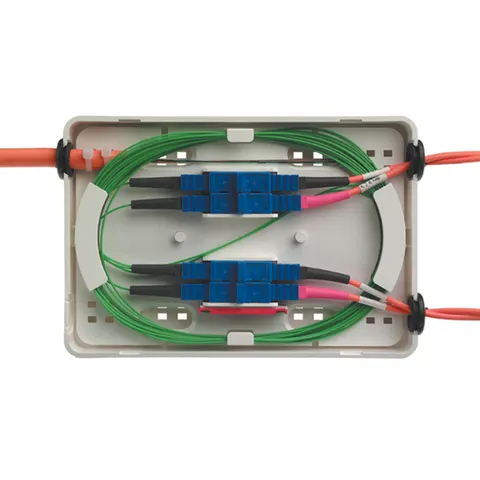 Telegärtner Micro-Spleißbox, 4 x SC Duplex Kupplung – Bild 1