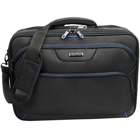 LiGHTPAK Notebook-Tasche , LIMA, , Polyester, schwarz – Bild 1