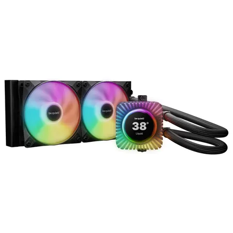 BeQuiet Wasserkühlung Light Loop IO LCD 240mm schwarz – Bild 1