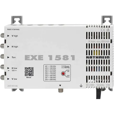 Kathrein EXE 1581 Einkabel-Multischalter 5 auf 1x8 – Bild 1