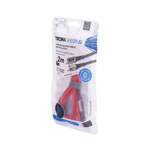 TROIKA Ladekabel SPEEDY XL rot – Bild 1