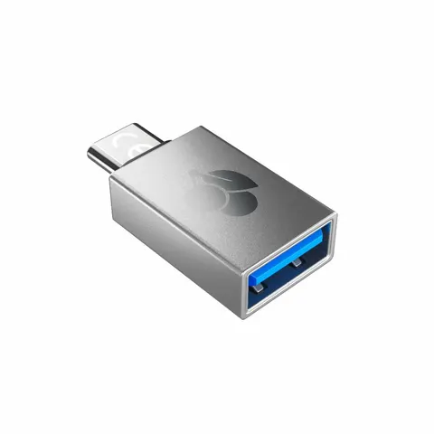CHERRY 61710036 cable gender changer USB-A USB-C Silver – image 1