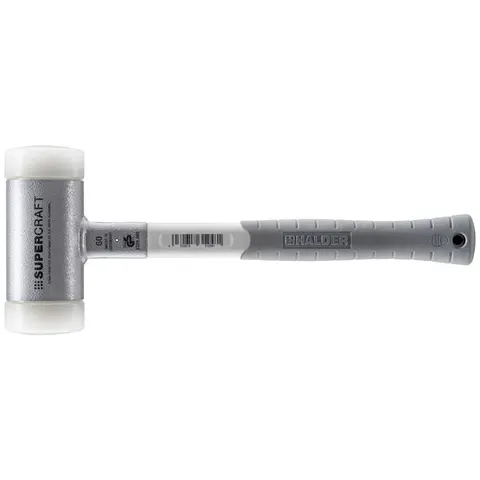 Halder SUPERCRAFT-Schonhammer, ergonom. 3-Komponentenstiel, Ø 60 mm – Bild 1