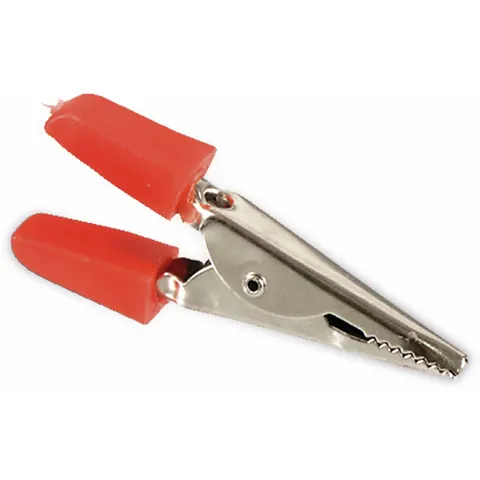 Goobay Tools Krokodilklem, lengte 45 mm, rood – afbeelding 1