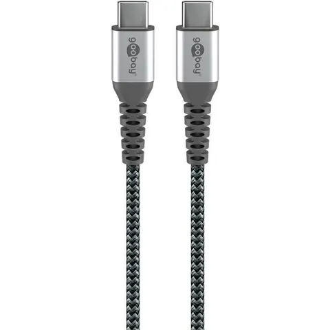 goobay Kabel 49302 1 m – Grau – Bild 1