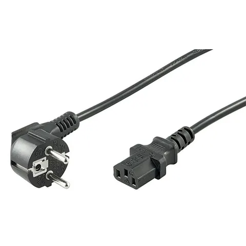 goobay Netzkabel 68604 1.5 m – Schwarz – Bild 1