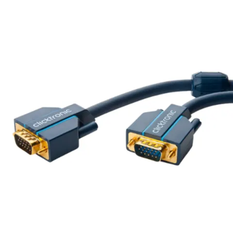 Clicktronic VGA-verbindingskabel - 2 m – afbeelding 1