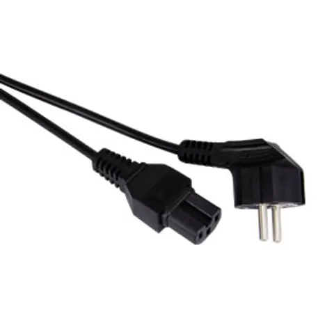 GOOBAY Warmgerätekabel, 120 °C, 2 m, schwarz – Bild 1