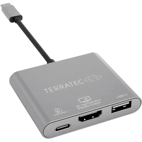TERRATEC Adapter Connect C3 USB-C -> USB-C PD/HDMI/USB3.0 – Bild 1