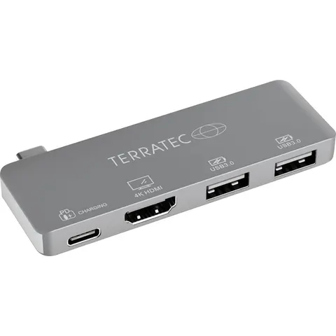 TERRATEC Adapter Connect C4 USB-C -> USB-C PD/HDMI/USB3.0 – Bild 1