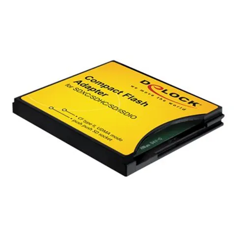 DELOCK Adapter SDHC/MMC -> Compact Flash – Bild 1