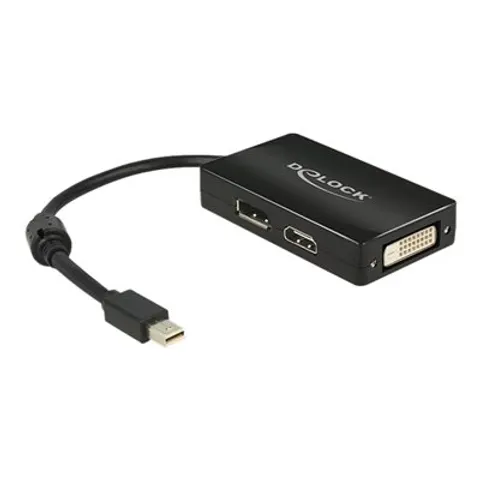 DELOCK Displayport Adapter mini DP -> DP/HDMI/DVI – Bild 1