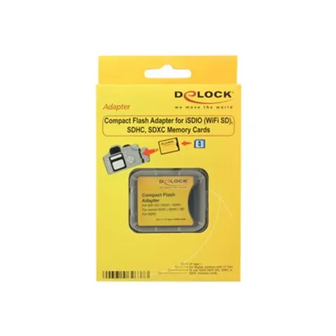 DELOCK Adapter Compact Flash -> SDHC – Bild 1
