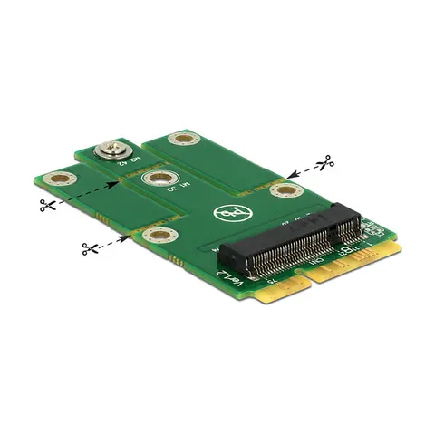 DeLOCK Adapter MiniPCIe zu M.2 NGFF – Bild 1