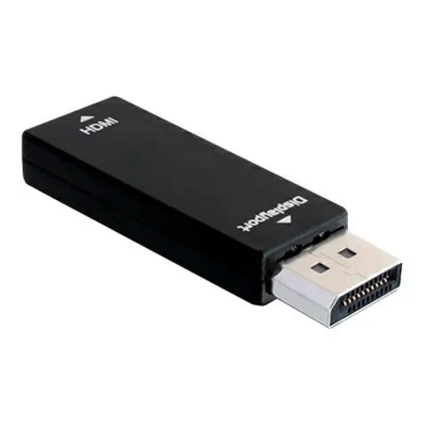 DELOCK Displayport Adapter DP -> HDMI St/Bu schwarz – Bild 1