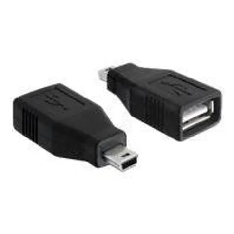 DELOCK USB Adapter A -> mini B Bu/St – Bild 1