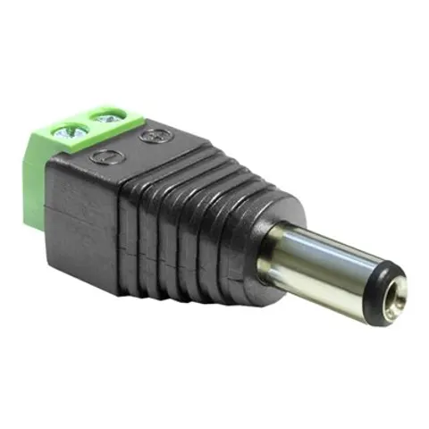 DELOCK Adapter Terminalblock 2Pin -> DC 2,1 x 5,5mm Stecker – Bild 1
