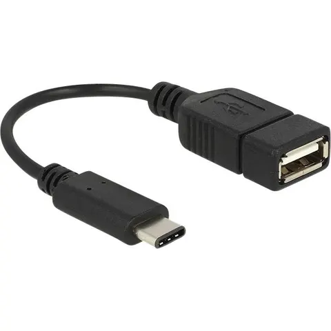DELOCK USB Kabel C -> A St/Bu 0.15m – Bild 1