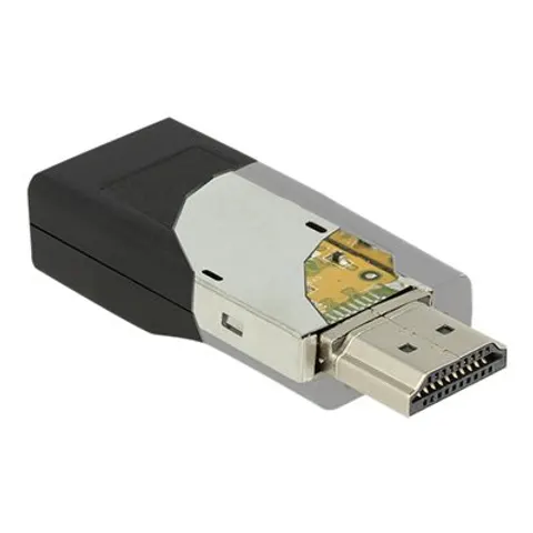 DELOCK HDMI Adapter A -> D-Sub15 St/Bu screwless – Bild 1