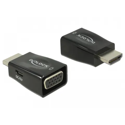 DELOCK Adapter HDMI-A St > VGA Bu – Bild 1
