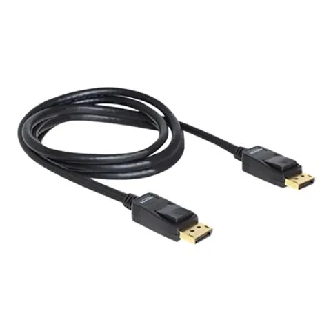 DELOCK Kabel Displayport St-St. Gold 2m – Bild 1