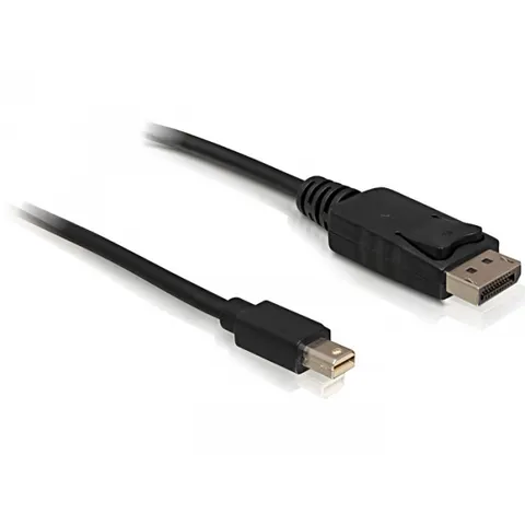 DELOCK Kabel DP mini St>DP St 1,0m black – Bild 1
