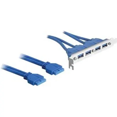 DELOCK Slotblech 4x USB3.0 A – Bild 1