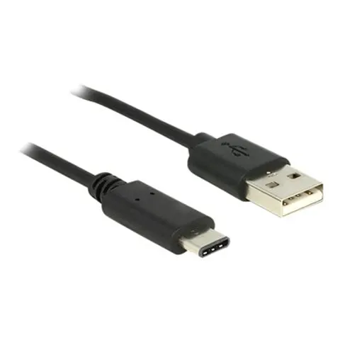 DELOCK USB Kabel A -> C St/St 0.50m schwarz – Bild 1