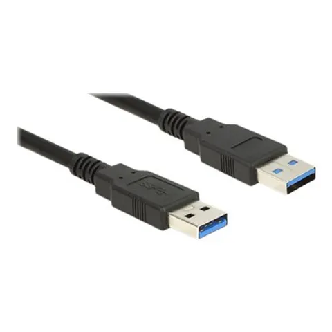 DELOCK USB Kabel USB3.0 A -> A St/St 2.00m schwarz – Bild 1