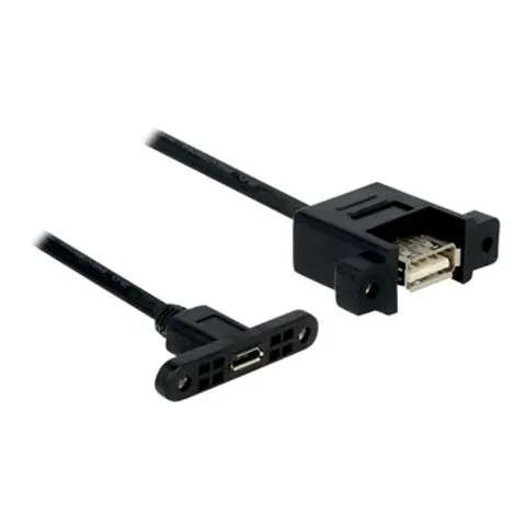 DELOCK USB Kabel A -> Micro-B Bu/Bu 0.25m Einbau – Bild 1