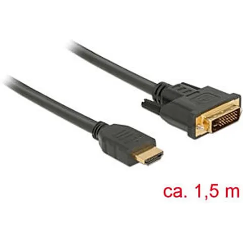 Delock Adapterkabel - HDMI männlich zu DVI-D männlich – 85653 – Bild 1