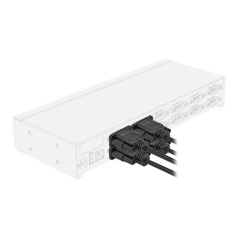 DELOCK Seriell Kabel RS-232 Sub-D9 2m – Bild 1