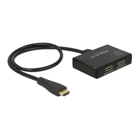 DeLOCK Splitter HDMI in zu 2x HDMI out – Bild 1