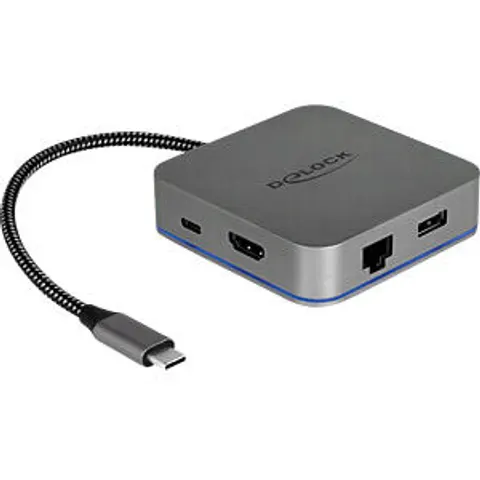 DELOCK USB Type-C Docking station 4K – Schwarz – Bild 1