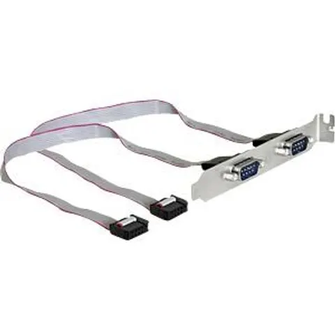DELOCK Slotblech - Seriell 2xPort – Bild 1