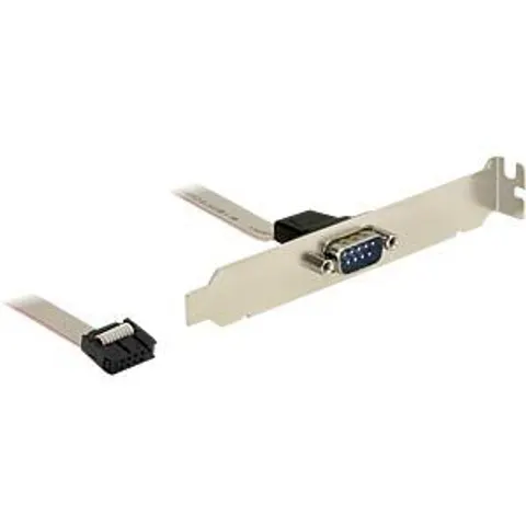 DELOCK Slotblech 1x D-Sub9 – 89108 – Bild 1
