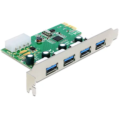 DELOCK PCI Expr Card 4x USB3.0 ext – Bild 1