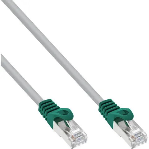 InLine® Crossover Patchkabel, SF/UTP, Cat.5e, grijs, 3m – afbeelding 1