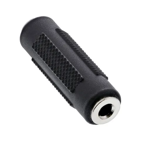 InLine® Audio adapter, 3,5mm jack female / female, stereo – afbeelding 1