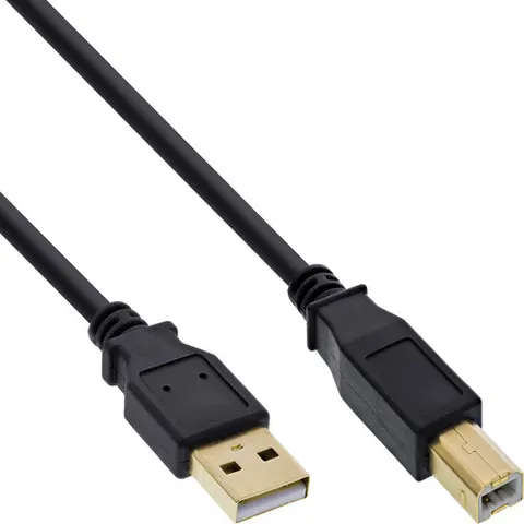 InLine USB naar USB-B kabel - USB2.0 - 3 meter – 055043 – afbeelding 1