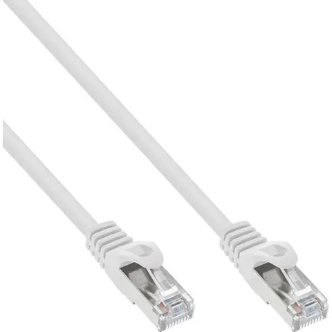 InLine® Patchkabel, SF/UTP, Cat.5e, wit, 3m – afbeelding 1