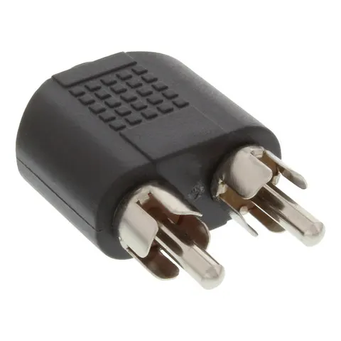 Tulp (m) - 3,5mm Jack (v) stereo audio adapter – afbeelding 1