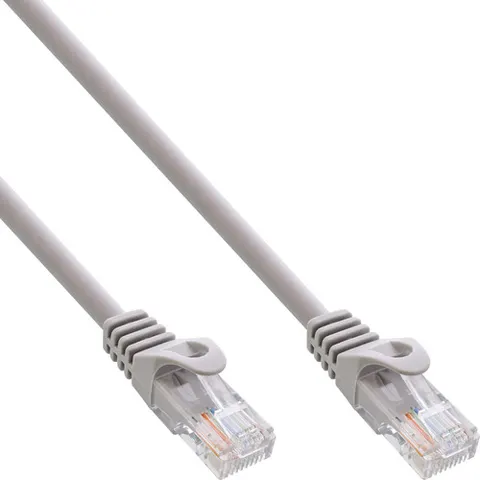 InLine® Patchkabel, U/UTP, Cat.5e, grijs, 7,5m – afbeelding 1