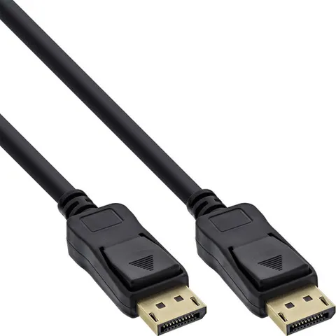 InLine DisplayPort kabel Verguld 3m – afbeelding 1