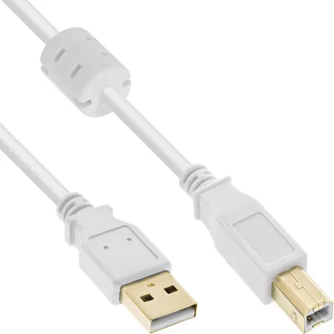 InLine USB naar USB-B kabel - USB2.0 - 1,8 meter – afbeelding 1