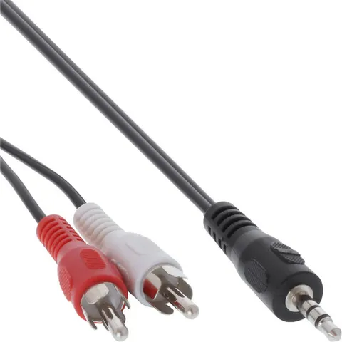 Eenvoudige 3,5mm mini Jack - Tulp stereo 2RCA kabel - 7 meter – afbeelding 1
