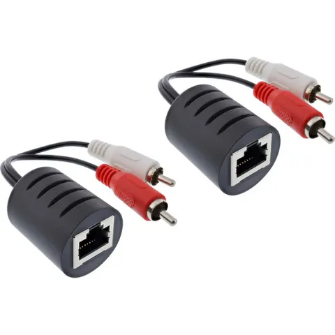 Tulp stereo audio over ethernet extender set – 192489 – afbeelding 1